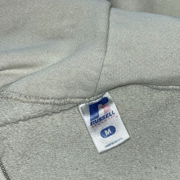 STANFORD🏫🌲HalfZip PullOverPatch HoodieKangaroo🦘Pockets The Wind of Freedom Blows - Picture 10 of 16